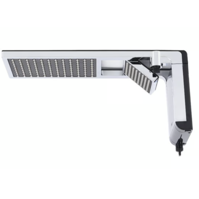Chuveiro Acqua Duo Ultra Lorenzetti Preto Cromado - Image 2