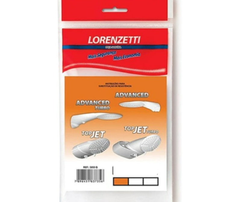 Resistência Advanced/ Top Jet Multitemperaturas Lorenzetti 3055