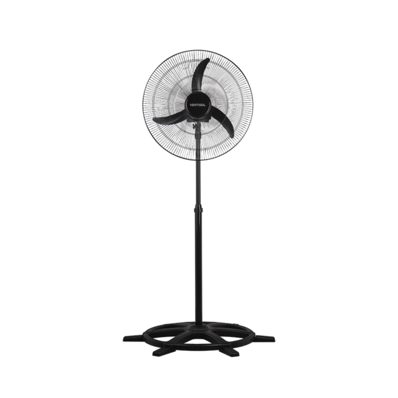 Ventilador de Coluna Preto Oscilante 50cm New Silencioso - Ventisol