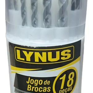 KBAMAL-18 KIT BROCAS 18 PECAS ALVENARIA/MADEIRA/ACO LYNUS