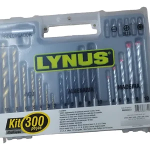 KBBL300 KIT BROCAS /BUCHAS/BITS 300 PECAS LYNUS